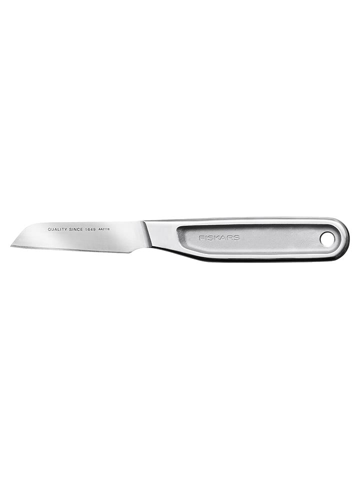Fiskars Schälmesser ''All Steel'' in Silber - (L)7 cm - onesize