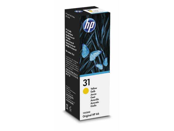 Bouteille d'encre HP 31 Jaune HP
