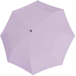 Havanna Regenschirm gestreift, lila-weiß