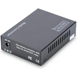 Digitus Gigabit Medienkonverter 10/100/1000Base-T zu 1000Base-SX Inkl Netzteil ST Buchse, Data Converter
