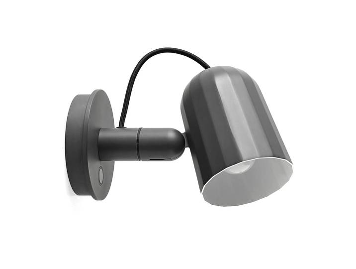 HAY Applique murale Noc wall button Gris foncé