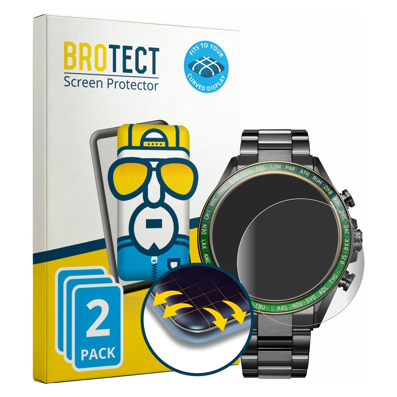 Brotect Fullscreen für Citizen Attesa Eco-Drive Schutzfolie Displayschutz Folie Klar Transparent (5164841)