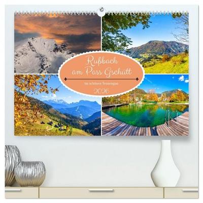 Rußbach am Pass Gschütt (hochwertiger Premium Wandkalender 2026 DIN A2 quer), Kunstdruck in Hochglanz