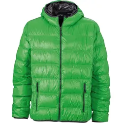 James & Nicholson Leichte Herren Daunen Kapuzenjacke Stepp-Jacke JN1060