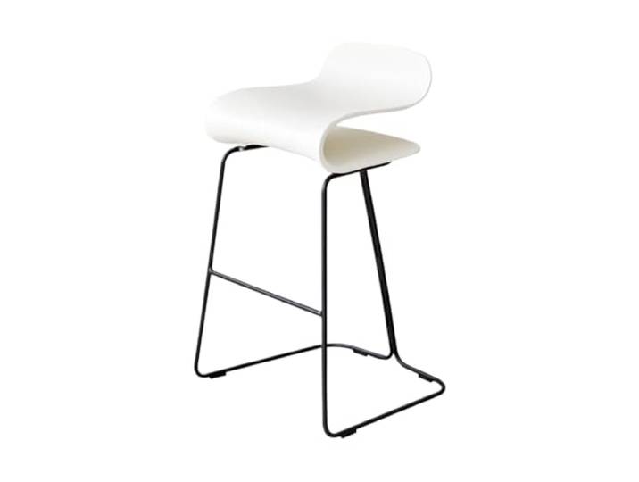 VNCdfhETs Barstuhl Barhocker Aus Schmiedeeisen Mit Schwebender Sitzfläche for Zuhause, Café Oder Empfangsbereich Barhocker(White)