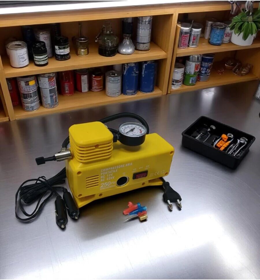 Dolomitech COMPRESSORE DOPPIO 12V E 220V