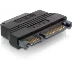 DeLOCK SATA 22-pin / Slim SATA Adapter SATA 22-pin M Slim SATA 13-pin FM Schwarz