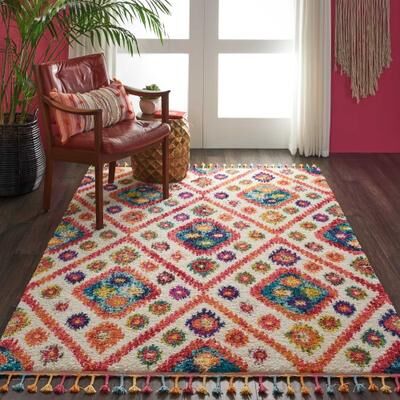 Nourison Moroccan Casbah Tassel Bohemian Area Rug