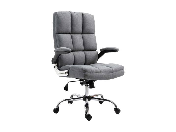 Jamb Bürostuhl Hellgrau, Textil, 73x120x72 cm, Büromöbel, Bürostühle, Drehstuhl
