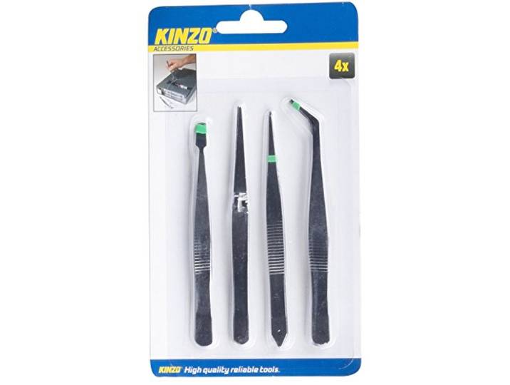 Kinzo 79340 pincet, 4-delig