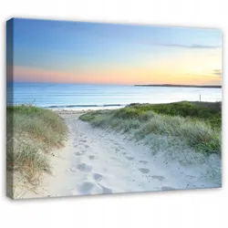 LEINWANDBILD Strand Meer Blau 120x80 cm