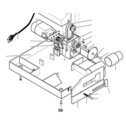 PROXXON 27006-59 Befestigungsschraube für Tischkreissäge KS230