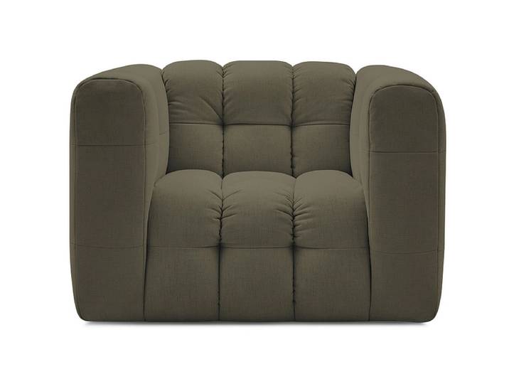 Sessel BOBOCHIC ULYSSE Stoff grün