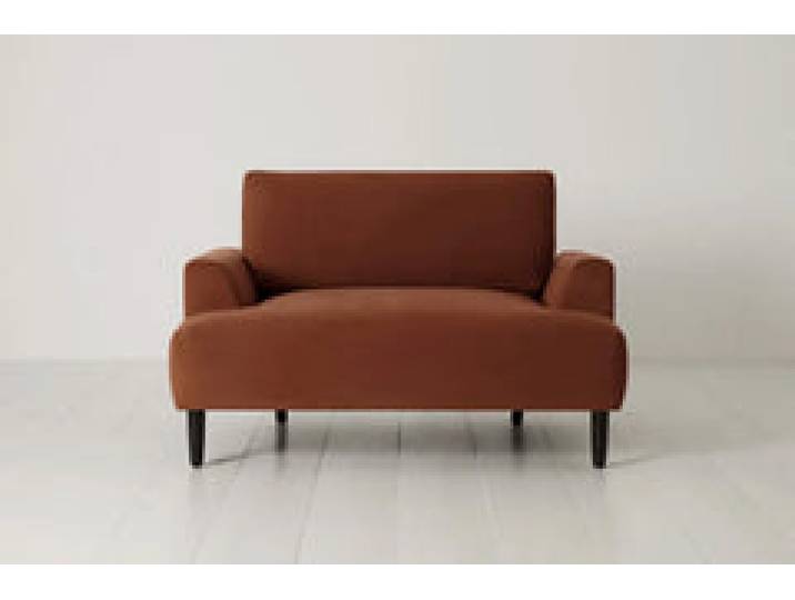 Loveseat Model 05, Umbrabraun