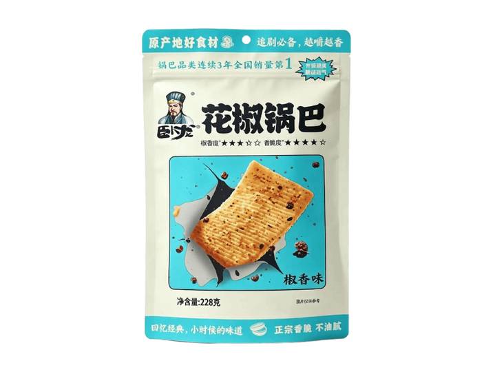 Wo Long Sichuanpeper-cracker (Sichuanpepersmaak) 228 g