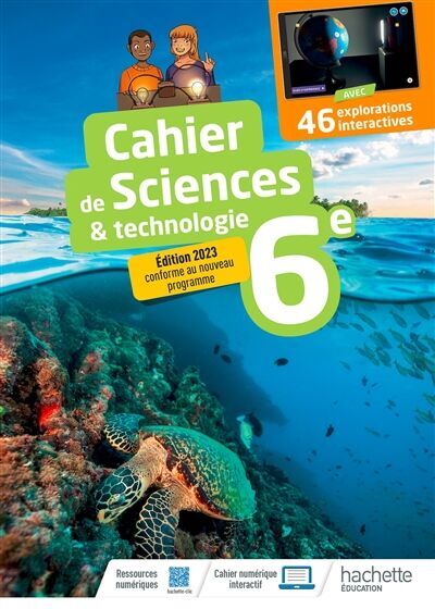 Eric Donadei - Cahier de sciences & technologie 6e : édition 2023 conforme au nouveau programme - Preis vom 14.10.2026 23:07:16 h