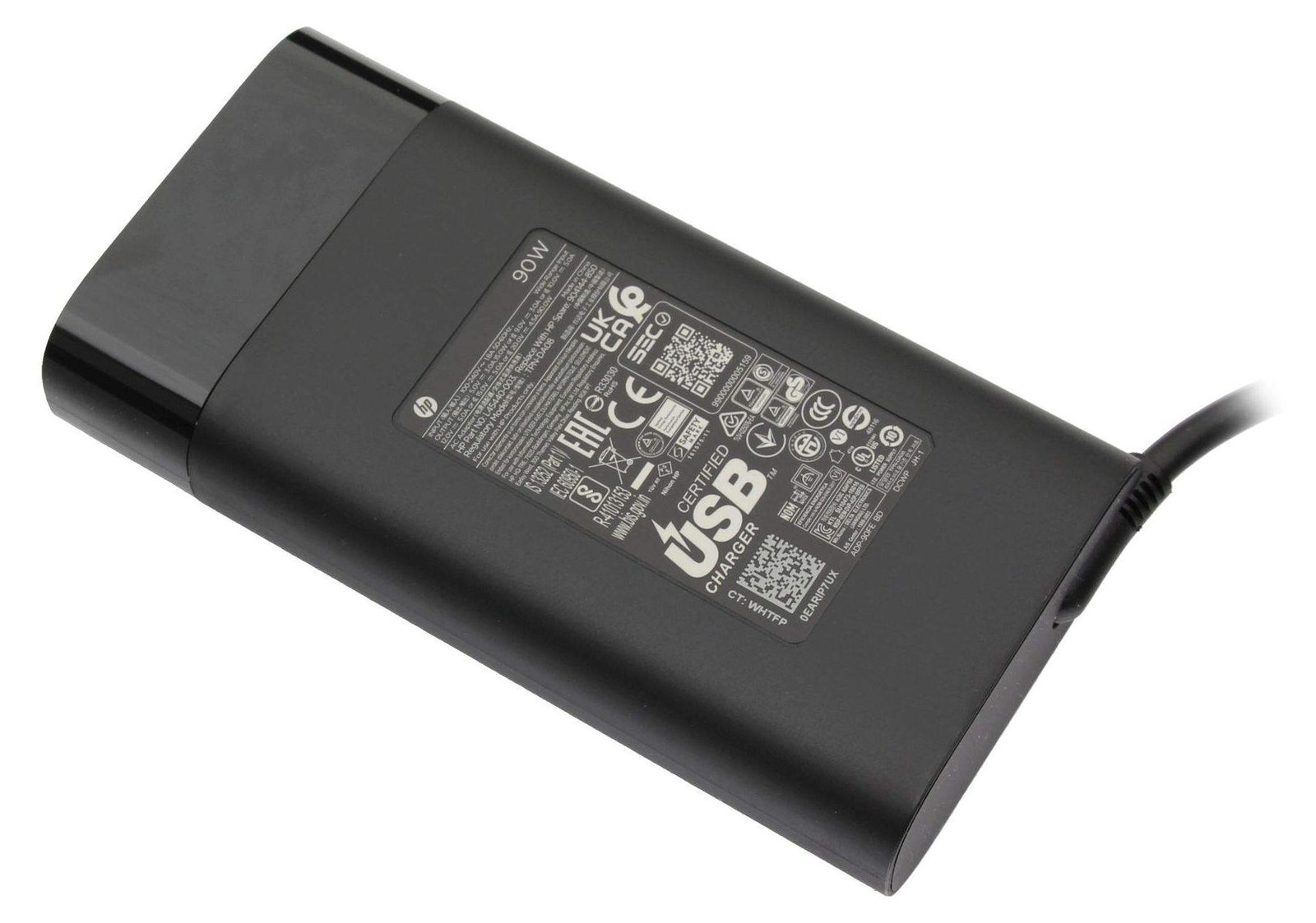 HP AC/DC-omvormer 90 W, Zwart