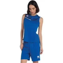 Errea, Damen, Sportshirt, Eloy (L), Blau, Weiss