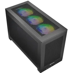 Sharkoon Rebel C20 Itx RGB (Mini-ITX), PC Gehäuse, Schwarz