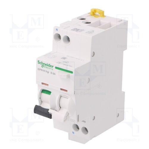 Schneider Fehlerstromschutzschalter iDPN N VIGI 2P 6A B 0,03A AC A9D55606 (A9D55606)