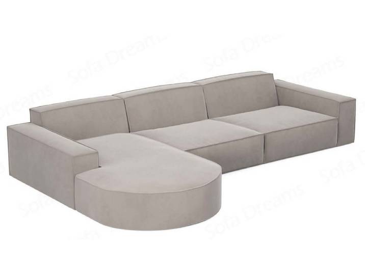 Couch Alegranza L-Form in Stoff