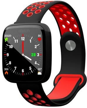 Inspired Deals F15 Smart Fitness Tracker With 1.3 Inch IPS Display, Heart Rate Monitor & Blood Oxygen Tracking red