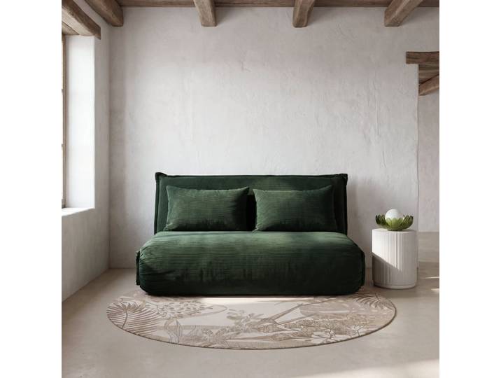Grünes 2-Sitzer-Klick-Klack-Sofa