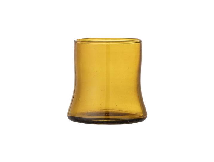 Verre en verre recyclé marron, uni, verre à eau - Bloomingville,