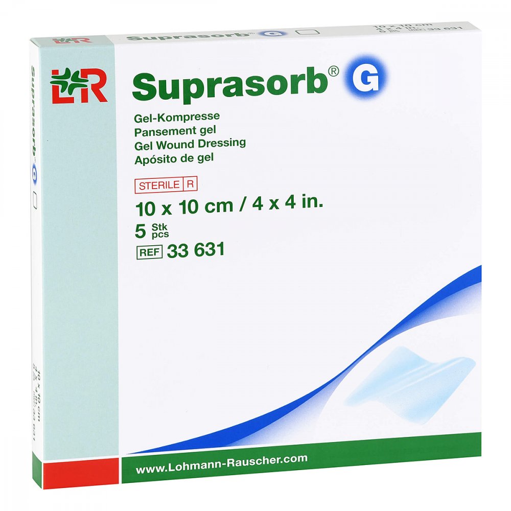 Lohmann & Rauscher GmbH & Co.KG Suprasorb G Gelkompresse 10x10 cm 11267841