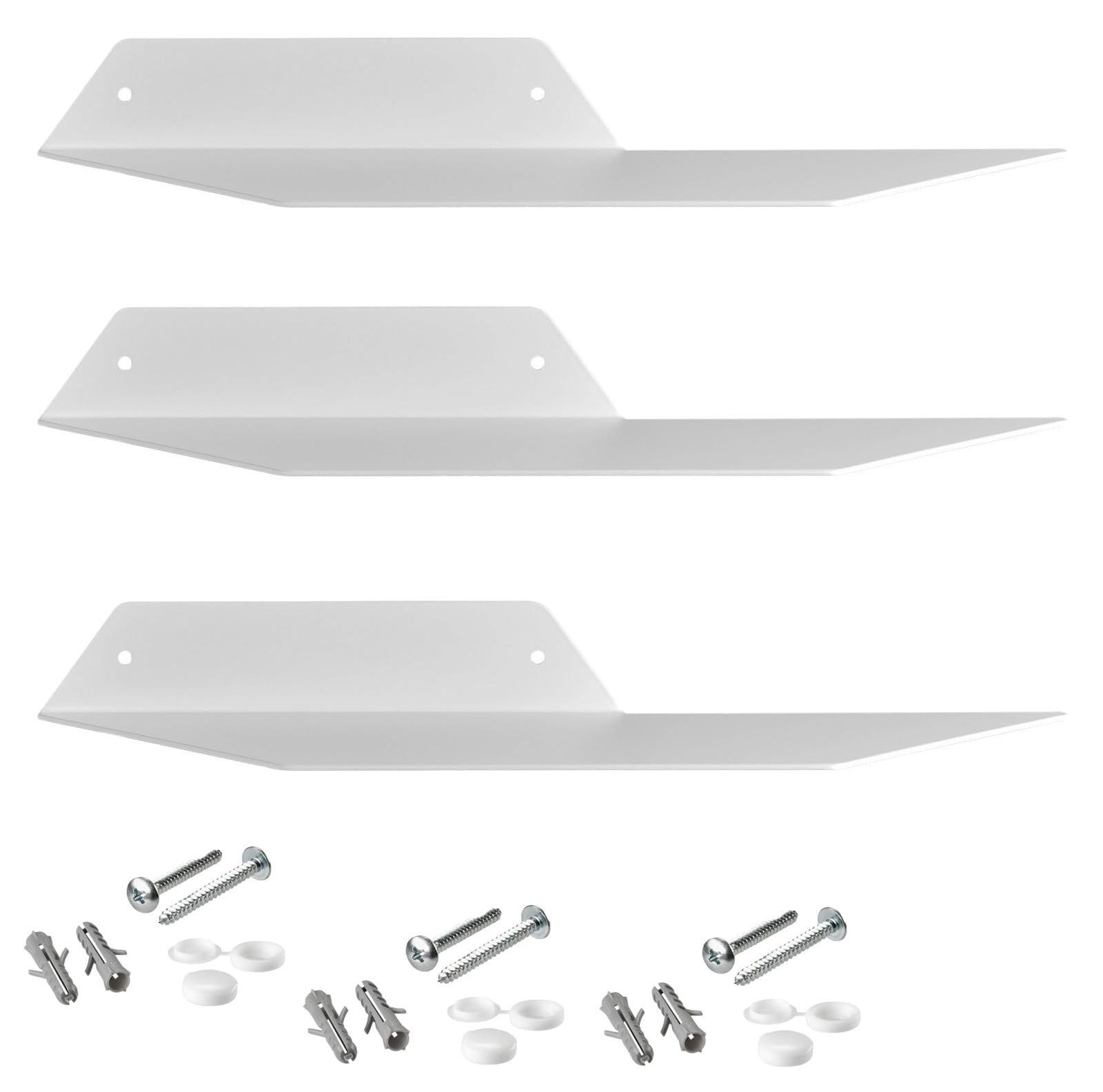 Set van 3 moderne wandplanken voor de badkamer, keuken of woonkamer