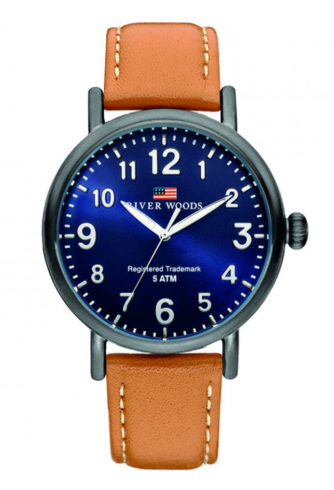 River Woods Sacramento herenhorloge Bruin RW420014
