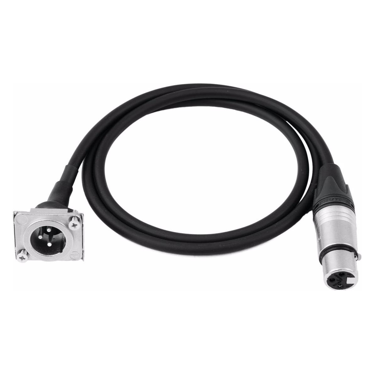 Psso Patch Kabel XLR(F)/XLR(M) EB 1m sw (1 m, XLR Kabel) (30227881)