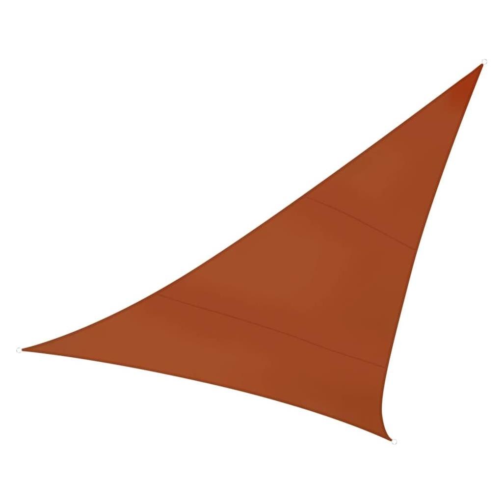 Perel SONNENSEGEL - DREIECKIG - 3.6 x 3.6 m x 3.6 m - FARBE: TERRACOTTA (GSS3360TR)