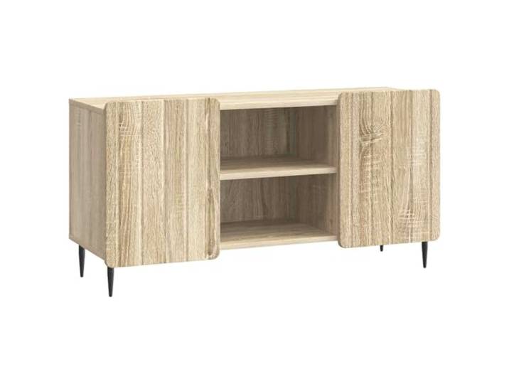 Makastle TV-Schrank Sonoma-Eiche 102x34,5x52 cm Holzwerkstoff