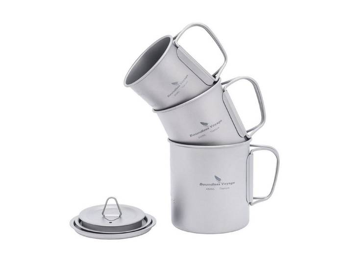 LuxusKollektion Becher Becher mit Deckel und Griff 750ml