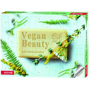 Roth Adventskalender 80701, Vegan Beauty, gefüllt mit 24 veganen Pflege- und Wellnessprodukten