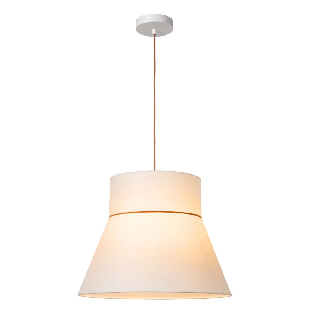 Lucide SCARLET Hanglamp van papier - Beige - Scandinavisch design