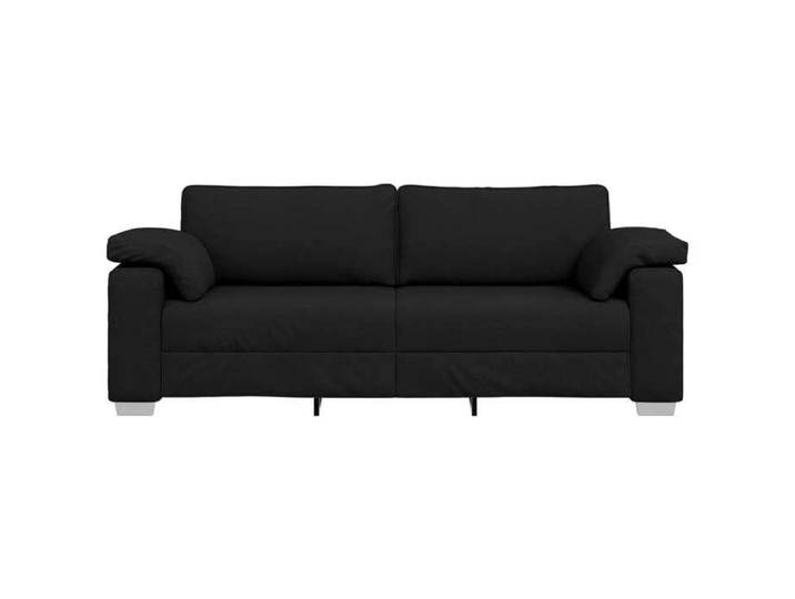 Promotion Févr Canapé rembourré - pour maison - Accoudoirs larges - Noir 219x80x82 cm tissu FR14102822