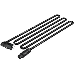 10m Anschlusskabel Mikrowechselwichter mit Betteri BC01 Buchse zu Schukosteckdose (Stecker gewinkelt) - 0% MwSt. (gemäß§12 Abs.3 UstG**)