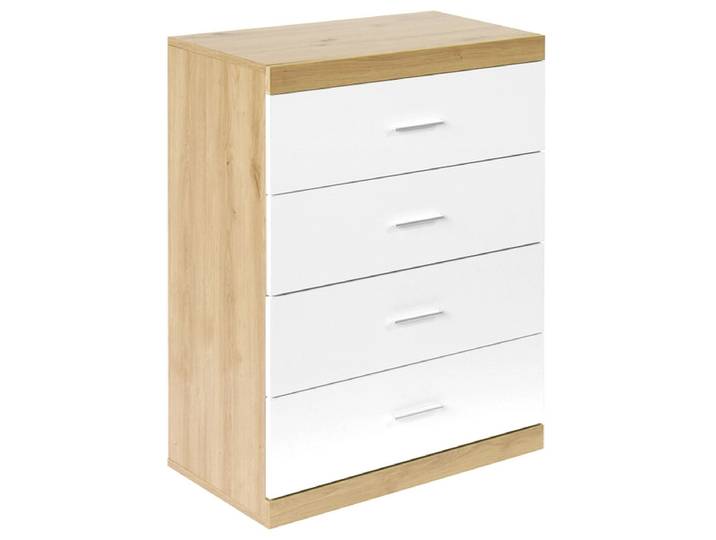 Kommode ARES 4 Schubladen 40x60x84cm eiche dekor