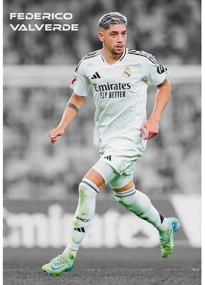 Inspire Essentials Famous Soccer Player Poster Canvas Football Wall Art Sports Room Decor 11 19.69 X 27.56 In