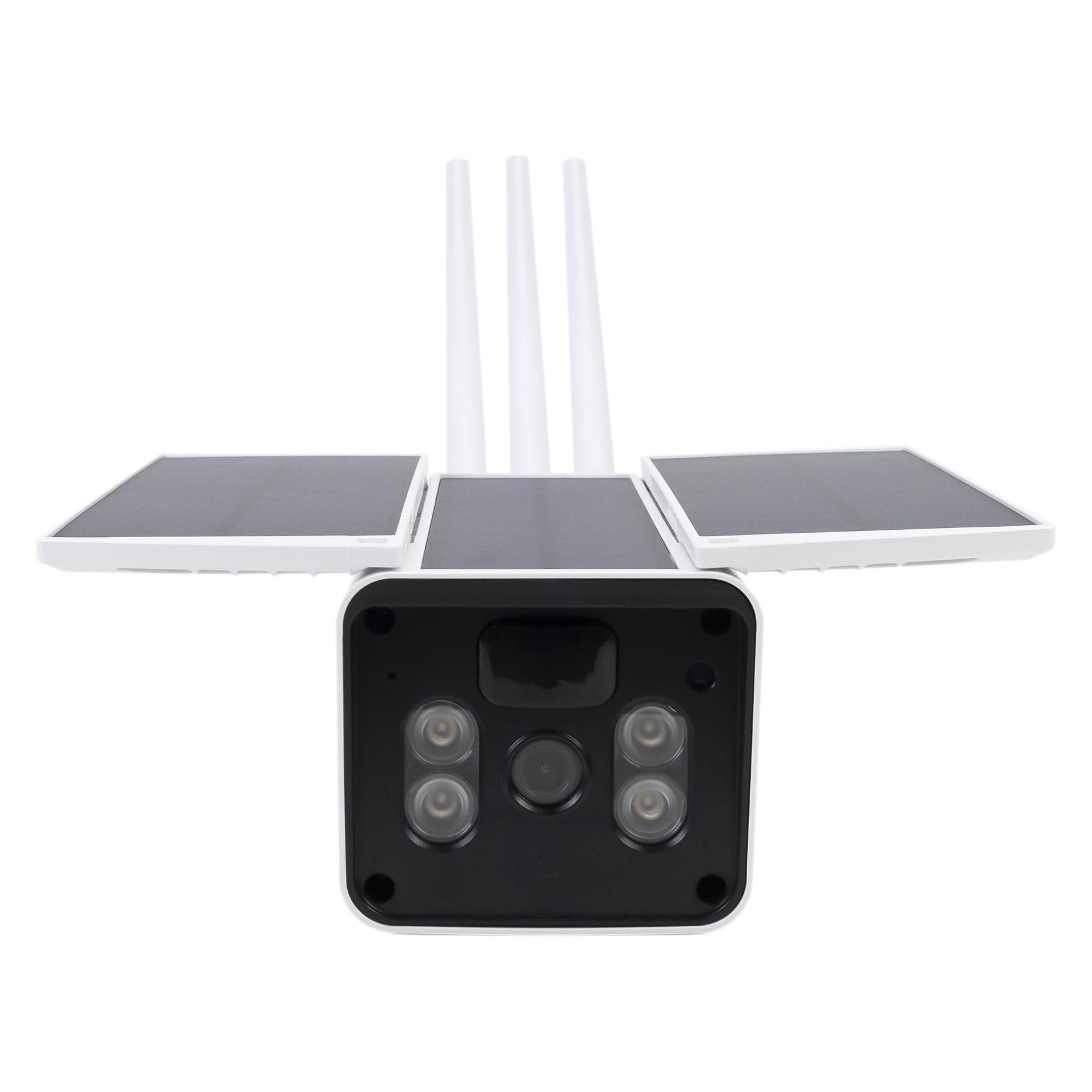 PNI SafeHome PT950LR 1080P 2MP-Videoüberwachungskamera mit 6-W-Solarpanel, WLAN, Akku, Steuerung übe (1920 x 1080 Pixels) (PT950LR)