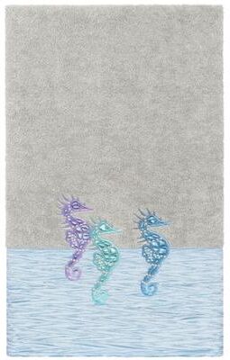 Authentic Hotel and Spa 100% Turkish Cotton Sofia Embellished Bath Towel
