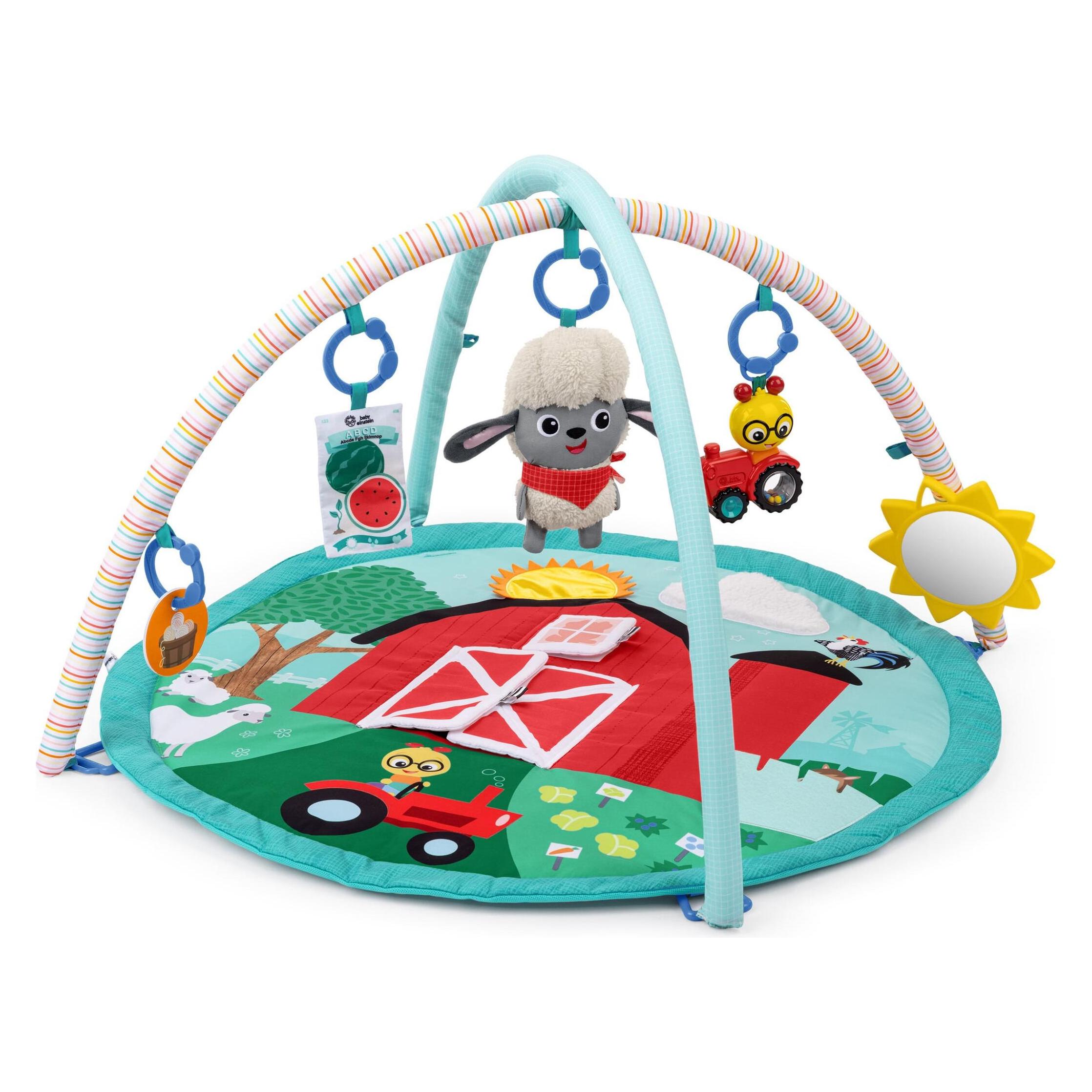 Baby Einstein Happy Harvest aktivitetstaeppe med sanseoplevelser (BE-17326)