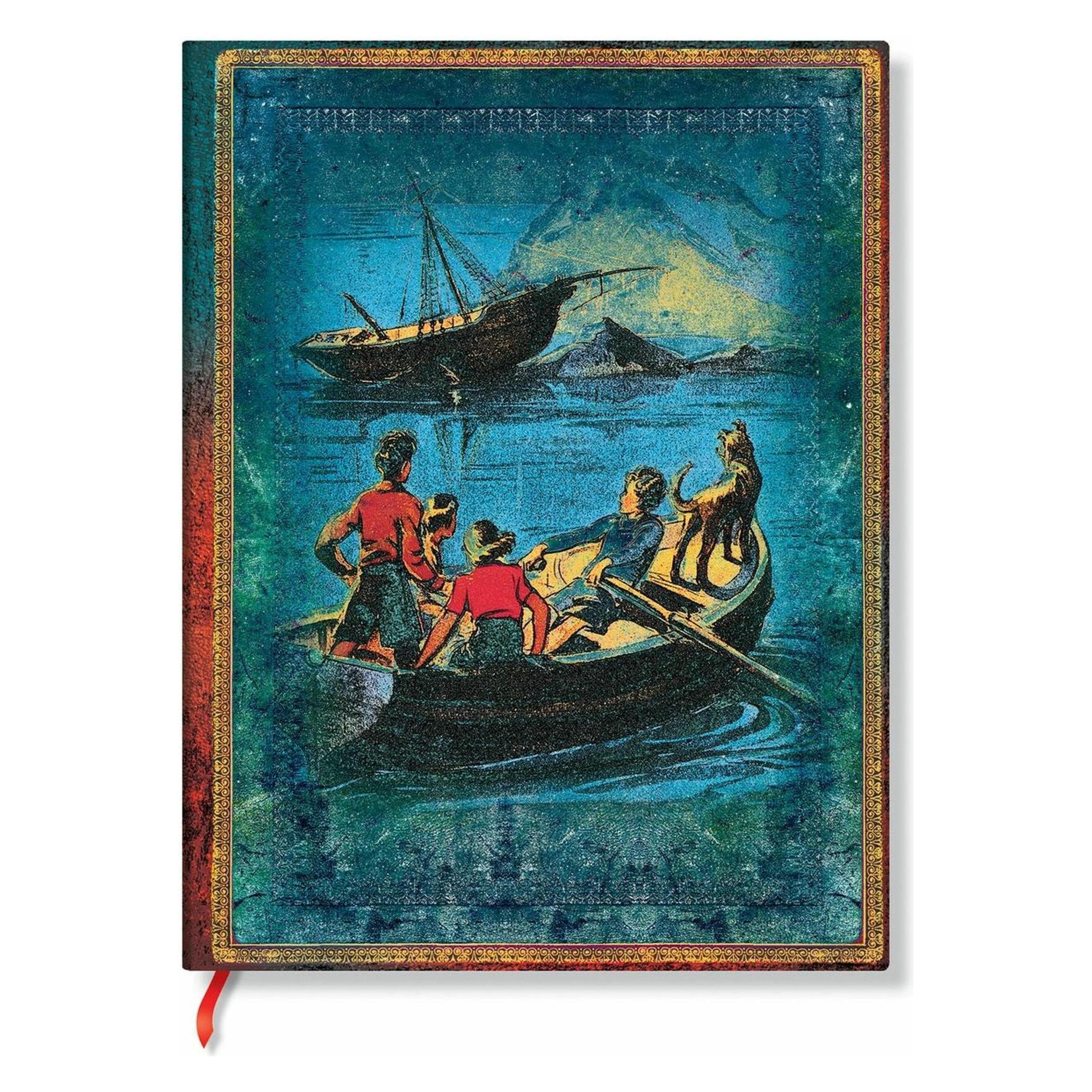 Paperblanks Notizbuch Die fünf Freunde 9 x 14 cm (9 x 14 cm, Liniert, Weicher Einband) (FB9834-8)
