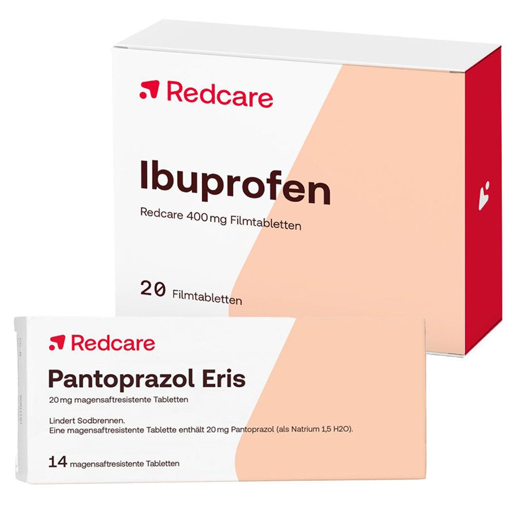 Redcare Set: Ibu + Pantoprazol 14+20 St Set