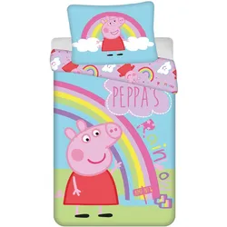 Jerry, Kinderbettwäsche, Fabrics Bettlaken Peppa Pig PEP016 140x200, 70x90 cm