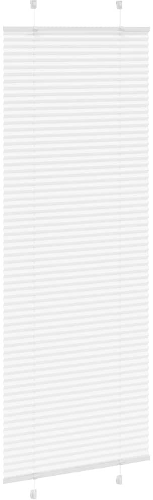 vidaXL Store plissé blanc 70x200 cm largeur du tissu 69,4 cm polyester