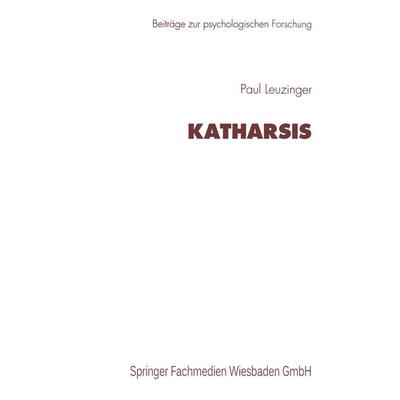 Katharsis, Taschenbuch von Paul Leuzinger, VS Verlag für Sozialwissenschaften, 978-3-531-12900-6