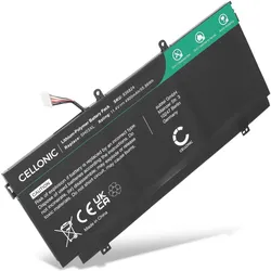 Cellonic Akku für HP Spectre X360 13-AC, 13-W, 13, Envy 13-AB (4900 mAh), Notebook Akku, Schwarz